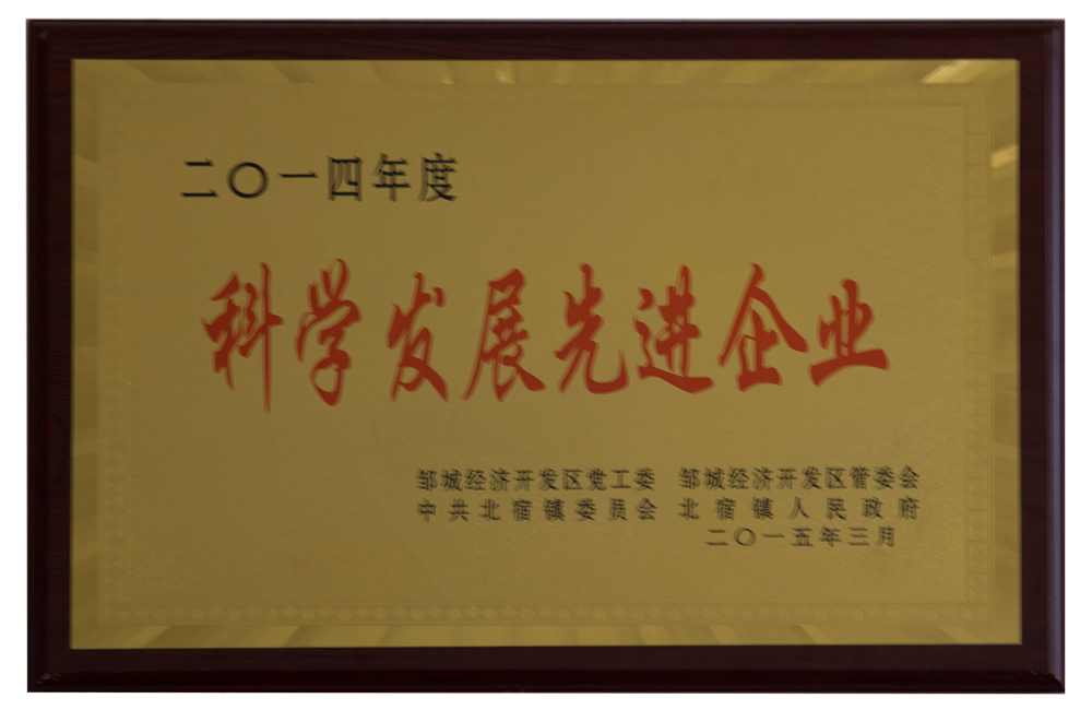 科學(xué)發(fā)展先進(jìn)企業(yè)